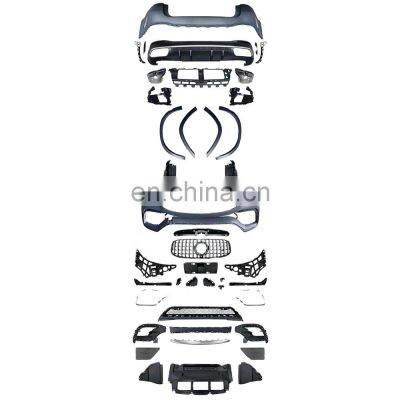 Body kit include front rear bumper assembly for Mercedes Benz GLS X167 2020 2021 2022 year facelift newest GLS63 model