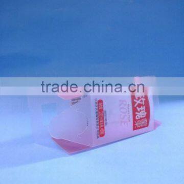 Plastic grind arenaceous cosmetic box,clear food box