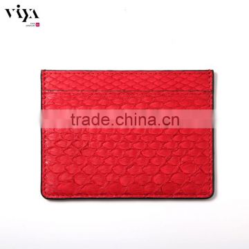 Latest Fashion Card Holder Factory Python Leather Card Holder Credit Card Holder