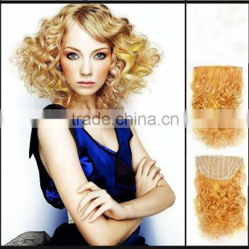 Top Quality Deep Wave Human Hair Clip Hair Extension