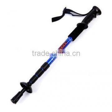 Factory sell cheaper Outdoor walking sticks trekking pole climbing-crutch