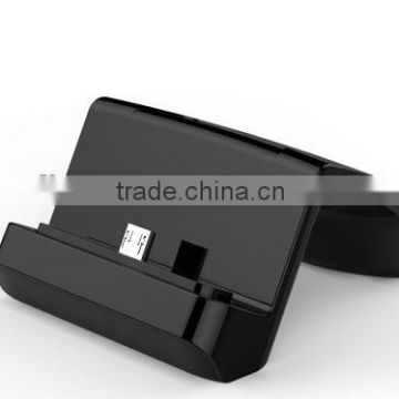 Premium Quality Desktop USB Cradle for HTC Phones (Universal Flexible Micro USB Port fits All HTC Phones)