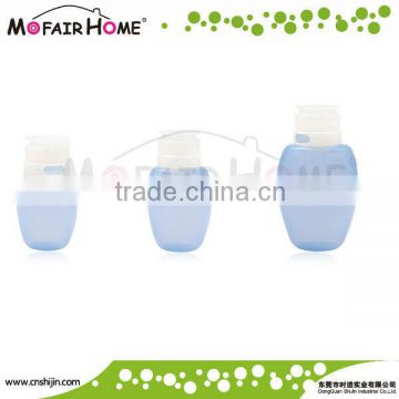 Set of Civilized&Squeezable siicone cosmetic bottles