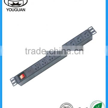16A China type Aluminum PDU with indicator light