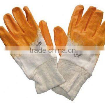 open back yellow Nitrile glove