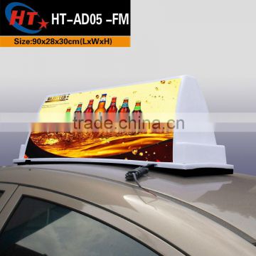 White PP plastic car roof top light with CE certificate