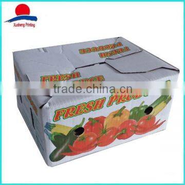 Hot Sale Custom Corrugated Vegetable Packaging