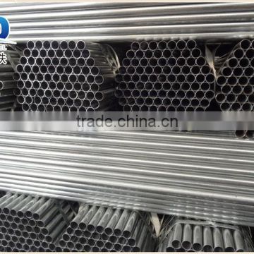 Hollow round steel and round galvanized steel pipe