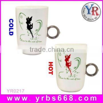 hot new products for 2014 Christmas promotional gift color changing bone china