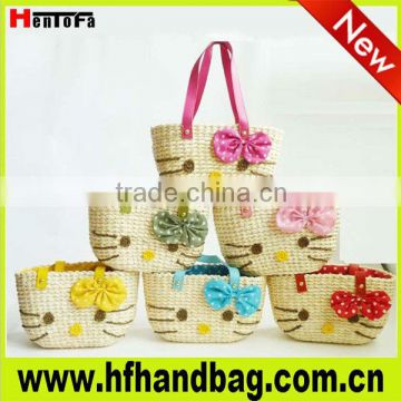 Hot selling lovely straw bag