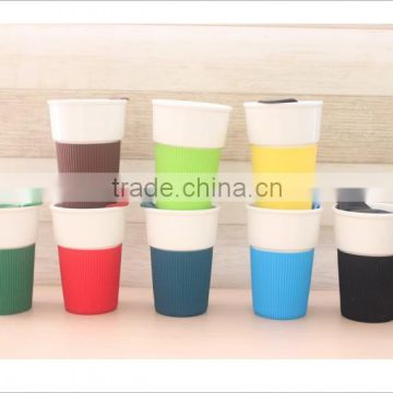 8 oz Ceramic Coffee mug with Silicone case