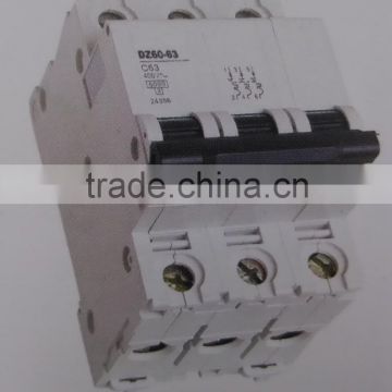 C60N k60N C65N Miniature Circuit Breaker 3P