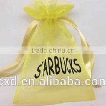 personalized whoelsale large organza bags/pouch for ornaments