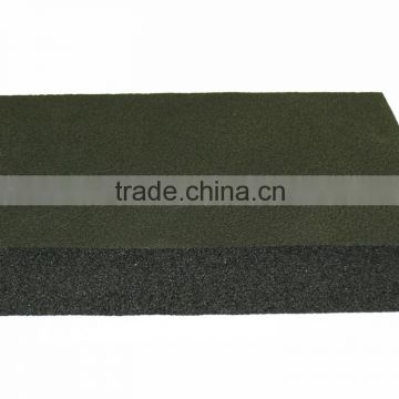 Black NBR-PVC fireproof nitrile foam rubber thermal insulation sheet