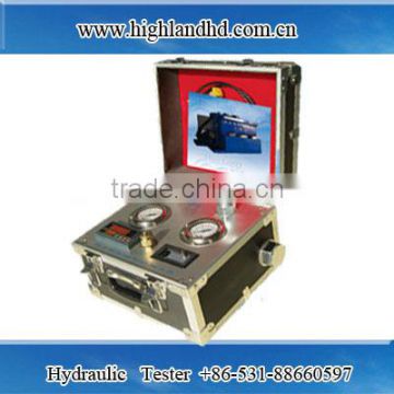 Portable hydraulic flow/pressure/temperature tester and equipment