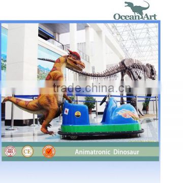 Amusement Park Animatronic Cartoon Dinosaur Ride
