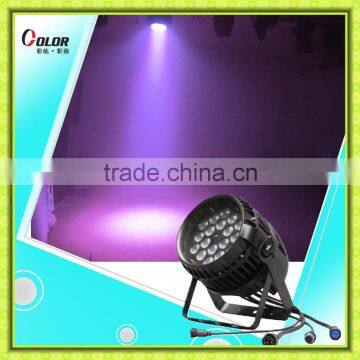 china led light 18*12w RGBW 4 in 1 led zoom moving par 64 IP65 stage lighting