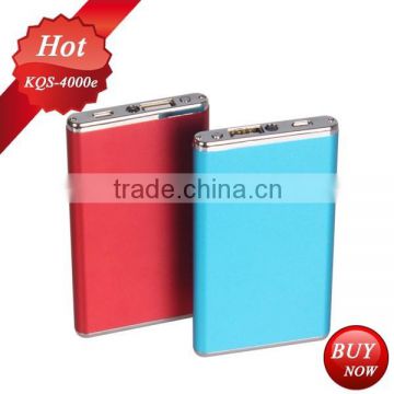 ultra-thin 4000mAh power bank charge laptop battery without charger