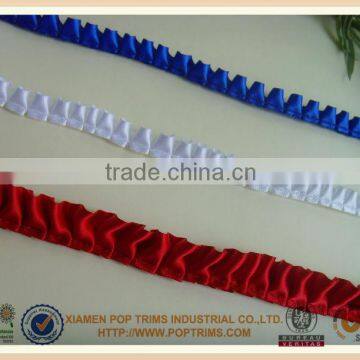 Fashion Pleated satin Ribbons for holiday