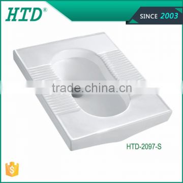HTD-2097-S porcelain squat toilet with flush