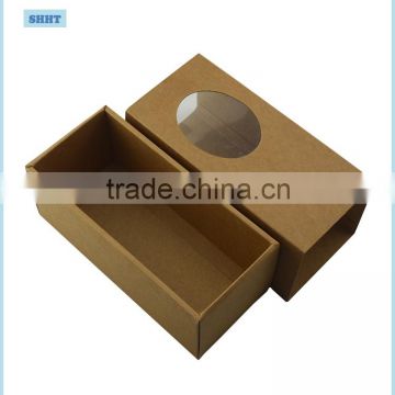 hot sale packaging cosmetic gift folding paper box with window