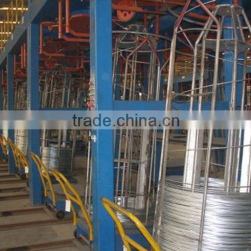 ( factory of producing steel wire ) 2.7MM galvnized steel wire for agriculture holding and hanging ( ID 560MM, OD 800MM)