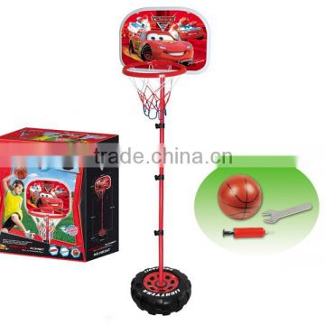 Adjustable plastic basketball hoop for kids