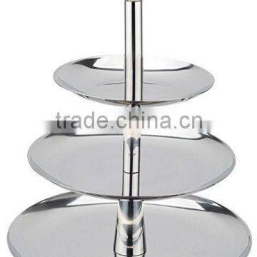 Graceful 3 layer round shape cake stand series