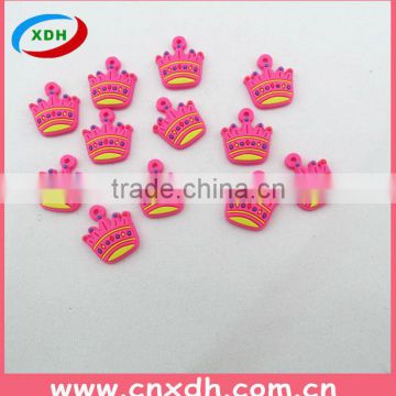 Fsahion decrations silicone rubber charms