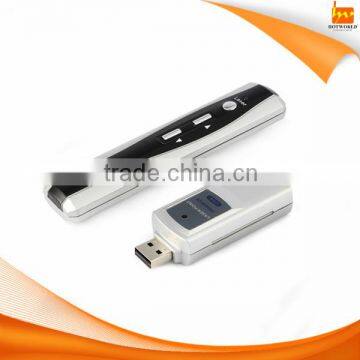 RF technology 650nm plastic high power laser pointer with USB pen drive