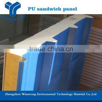 Fireproof Wall or roof Panel PU Sandwich Panel for Steel Houses