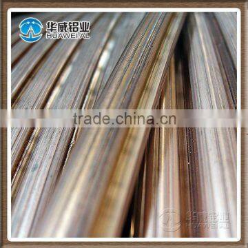 Grooved contact wire