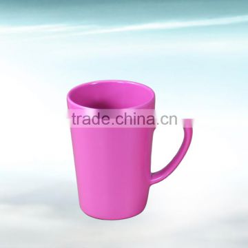 melamine tall cup with handle and custom logo printing