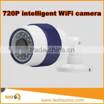 720P Waterproof P2P intelligent WiFi camera Bullet