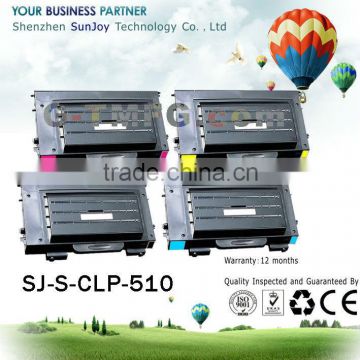 CLP-510D7K high quality products color toner cartridge for Samsung CLP-510