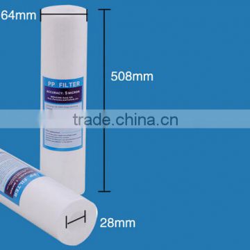 10-20" 1 micron polypropylene PP Sediment Water Filter Replacement Cartridge