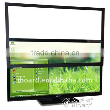 Multi- touch infrared flat screen plasma tv for net meetings
