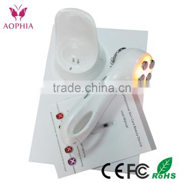 Chinese new vibrating radio frequency and led 6 colors ultrasound device for women