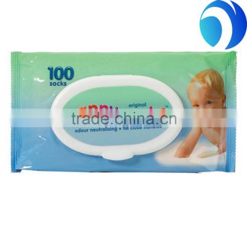 Fresh Baby Power Scent plastic diaper sack made in China