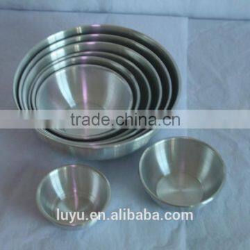 Aluminum Sanding Middle-deep Round Plate