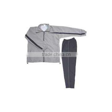 Adult Gray Polyester Micro Peach Track suit