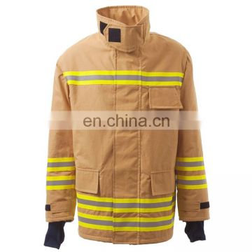 Aramid IIIA Firefighter Clothing uniform mens overcoat in fire retardant protection clothing workwear