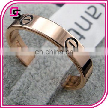 silver gold design smooth ring for girl ladies yiwu suppliers