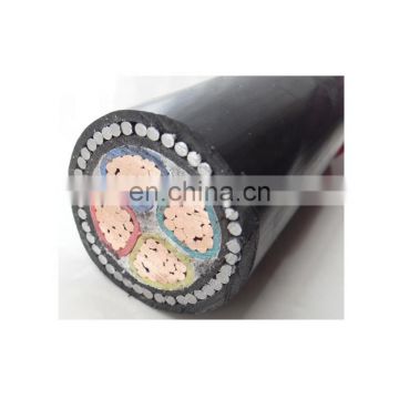 low voltage Copper or Aluminum 4 core 240mm2 xlpe insulated armoured electrical cable