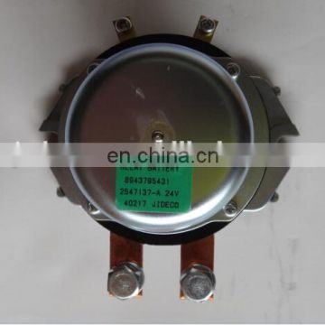 2547137-A/8943795431 for excavator genuine part 24v battery relay