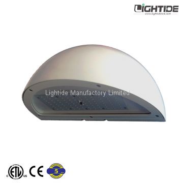Lightide's White LED outdoor wall pack lights, 100-277vac, 30W & 5 Years Warranty