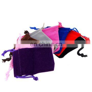 Soft Velvet Pouches Drawstrings for Jewelry Packaging