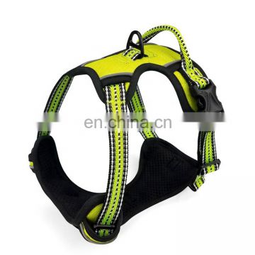 Waterproof sandwich mesh padded no pull dog harness Reflective Vest Harness outdoor harness