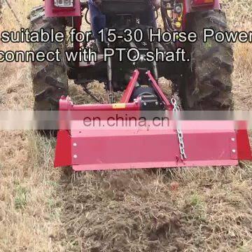 High quality 3 point hitched small tractor PTO rear mounted mini rotary tiller for sale