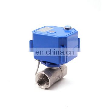 CWX-25S mini electric actuator motor valve 2 way 3 way motorized valve